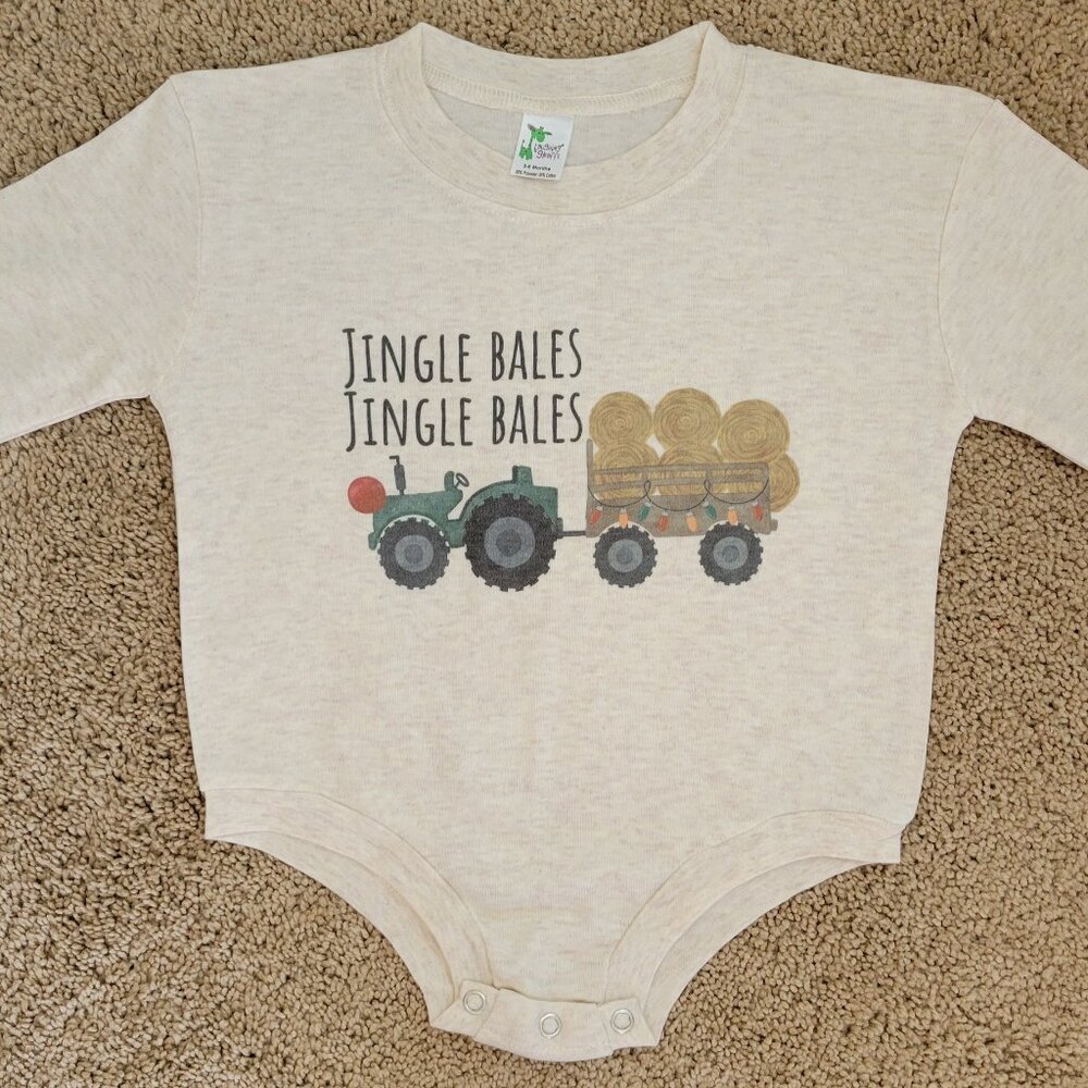 "Jingle Bales" Christmas Onesie